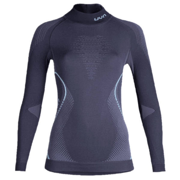 Tričko dlhý rukáv UYN Evolutyon UW Shirt LS Turtle Neck Lady Charcoal/Anthracite/Aqua