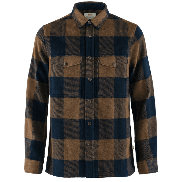 Košeľa Fjällräven Canada Shirt Men Chestnut-Dark Navy