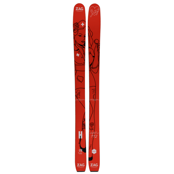 Lyže Zag H106 EDITION LIMITED NURSe RED