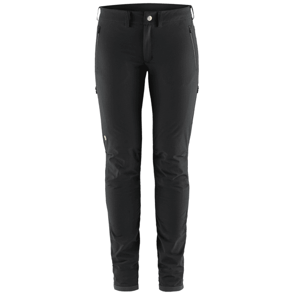 Nohavice Fjällräven Bergtagen Stretch Trousers Women Black