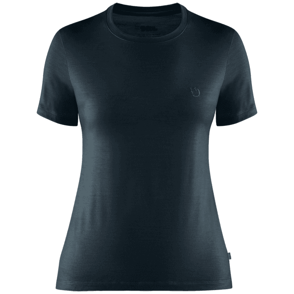 Tričko krátky rukáv Fjällräven Abisko Wool SS Women Dark Navy