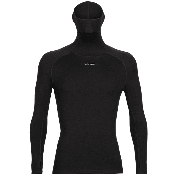 Tričko dlhý rukáv Icebreaker Merino LS Roll Neck Men Black