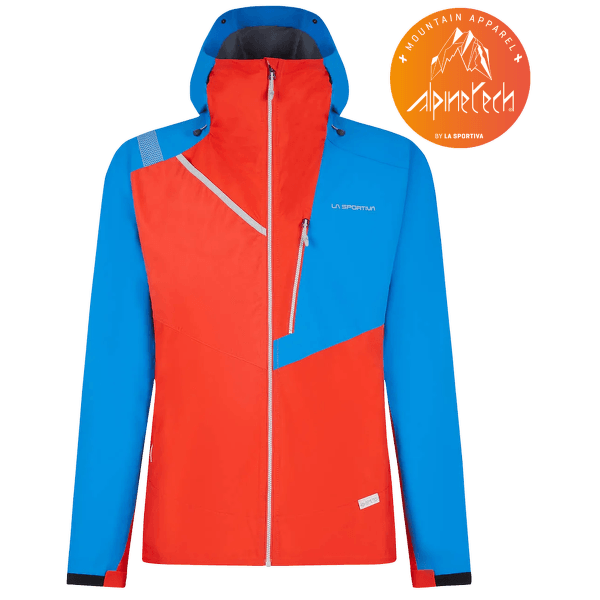 Bunda La Sportiva ALPINE GUIDE SOFTSHELL JACKET Men Poppy/Blue