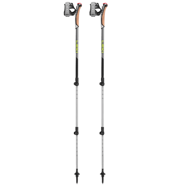 Palice Leki Traveller Alu black-silvergray-neonyellow