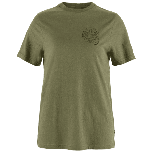 Tričko krátky rukáv Fjällräven Hemp Blend Out Here T-shirt Women Green
