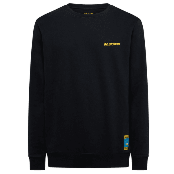 Mikina La Sportiva CLIMBING ON THE MOON Sweatshirt Men Nero/Giallo
