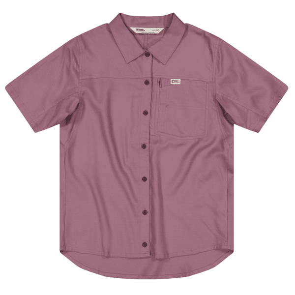 Košeľa krátky rukáv Mons Royale AT Merino Short Sleeve Shirt Women Sierra Pink
