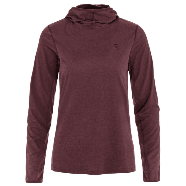 Tričko dlhý rukáv Fjällräven Abisko Sun-hoodie Women Port