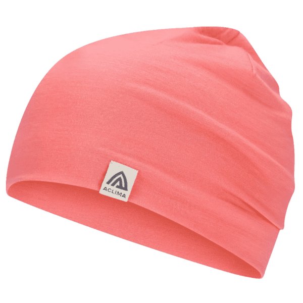 Čiapka Aclima LightWool Relaxed Beanie Sun Kissed Coral