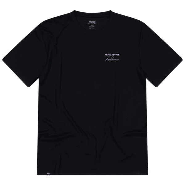 Tričko krátky rukáv Mons Royale Icon Merino Classic T-Shirt Men Black
