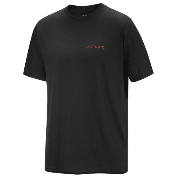 Tričko krátky rukáv Arcteryx Kragg SL Cotton Blurred Bird SS Men Black/Dynasty