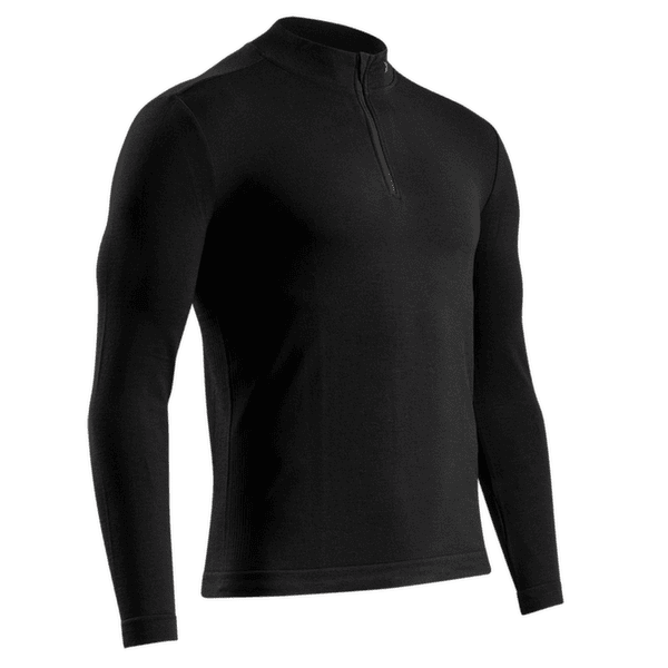 Tričko dlhý rukáv X-Bionic MIGHTYWOOL SHIRT LS 1/2 ZIP MEN X Black