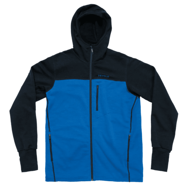 Mikina Devold Explorer Merino Hooded Jacket Man 250B  ROYAL/INK