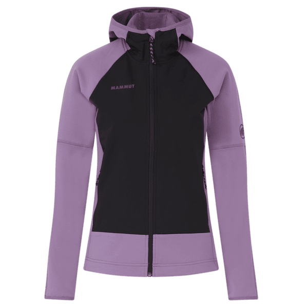 Mikina Mammut Massone ML Hooded Jacket Women paloja-black