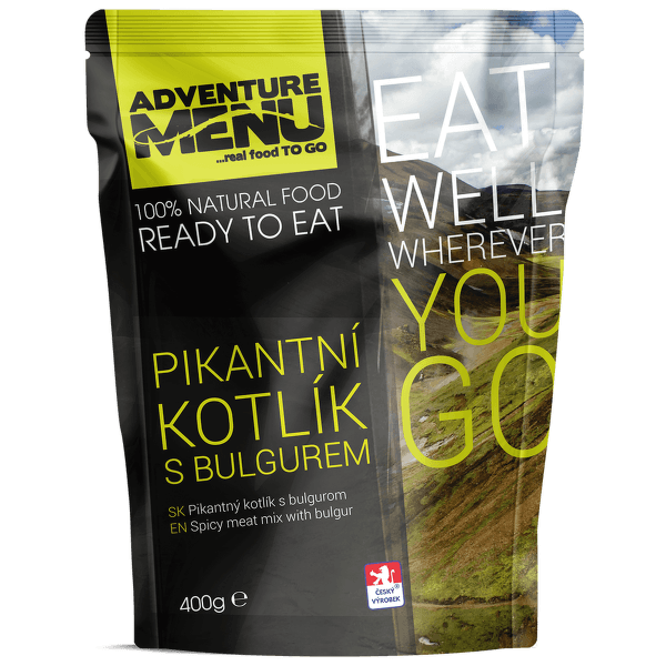 Strava Adventure Menu Pikantní kotlík s bulgurem