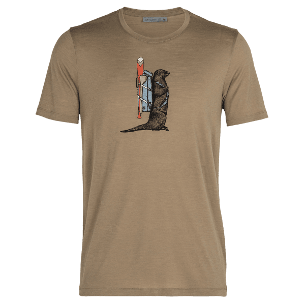 Tričko krátky rukáv Icebreaker Tech Lite SS Crewe Otter Paddle Men FLINT