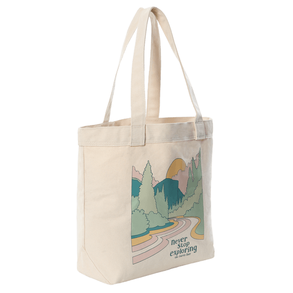 Taška The North Face Cotton Tote Vintage White Halfie Print