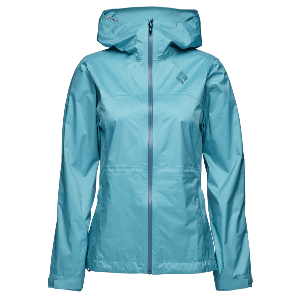 Bunda Black Diamond TreeLine Rain Shell Women Coastal Blue