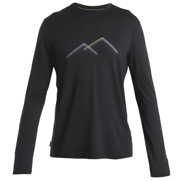 Tričko dlhý rukáv Icebreaker Merino 150 Tech Lite III LS Tee Peak Glow Men Black