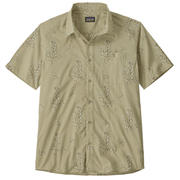 Košeľa krátky rukáv Patagonia Go To Shirt Men Ocean Blooms: Weathered Stone