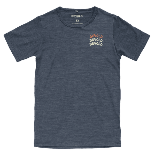 Tričko krátky rukáv Devold Active Devold Legacy Tee Junior 287A NIGHT