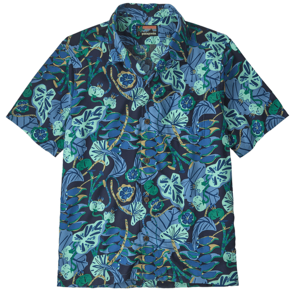 Košeľa krátky rukáv Patagonia Tidal Threads Shirt Men Tropiclimb: New Navy