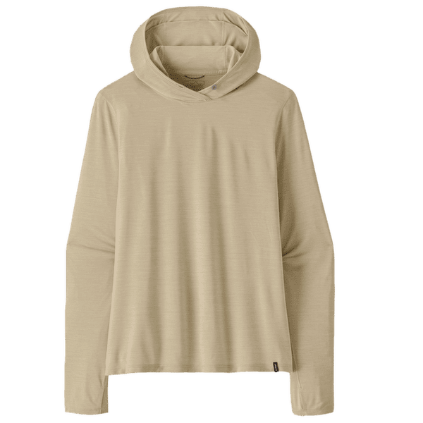 Tričko dlhý rukáv Patagonia Cap Cool Ultra Hoody Women Pumice - Dyno White X-Dye
