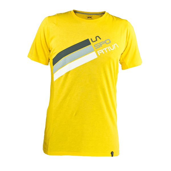 Tričko krátky rukáv La Sportiva Stripe Logo T-Shirt Men Yellow