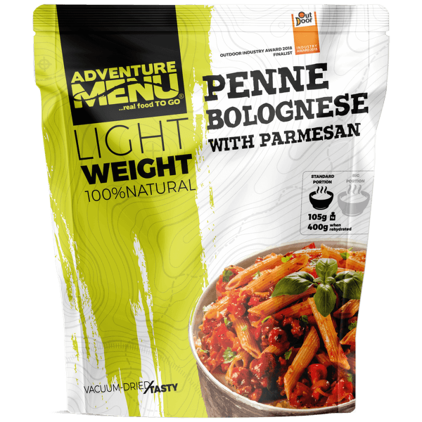 Strava Adventure Menu Lightweight Penne s Boloňskou omáčkou a parmesánem