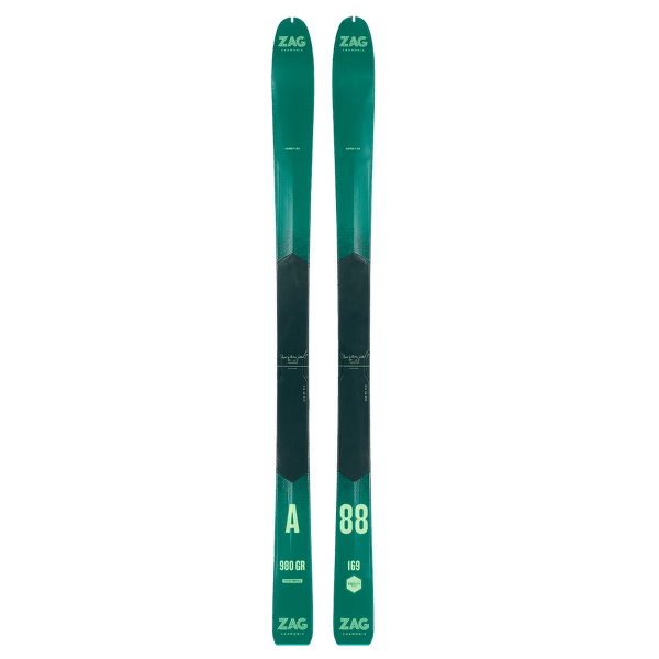 Lyže Zag Skis Adret 88 Lady GREEN