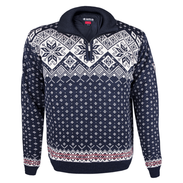 Sveter Kama Merino 3082 108 navy