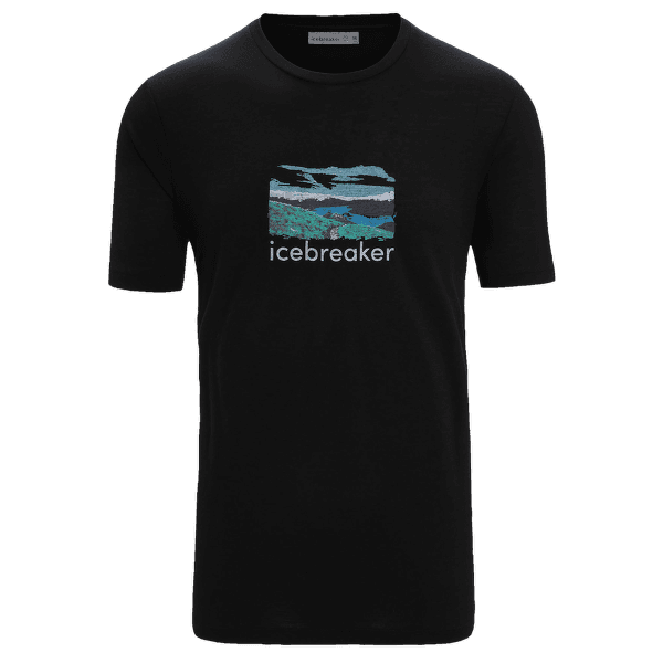 Tričko krátky rukáv Icebreaker Tech Lite II SS Tee Trailhead Men Black