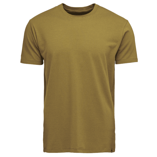 Tričko krátky rukáv Black Diamond BD Stripes SS Tee Men Dark Curry-Amber