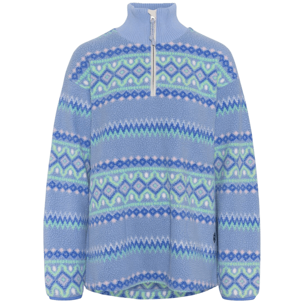 Pulóver Kari Traa RUTHIE MIDLAYER HZ IRIS/PASTEL LIGHT BLUE