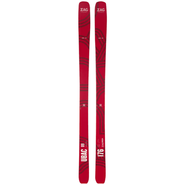 Lyže Zag UBAC 89 Dark red