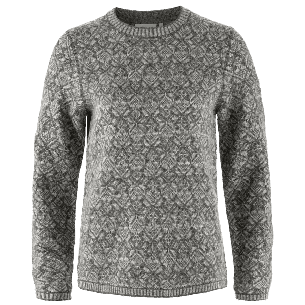 Sveter Fjällräven Snow Round Neck Sweater Women Grey 020