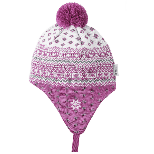 Čiapka Kama KIDS KNITTED MERINO BEANIE KAMA BW110 light pink