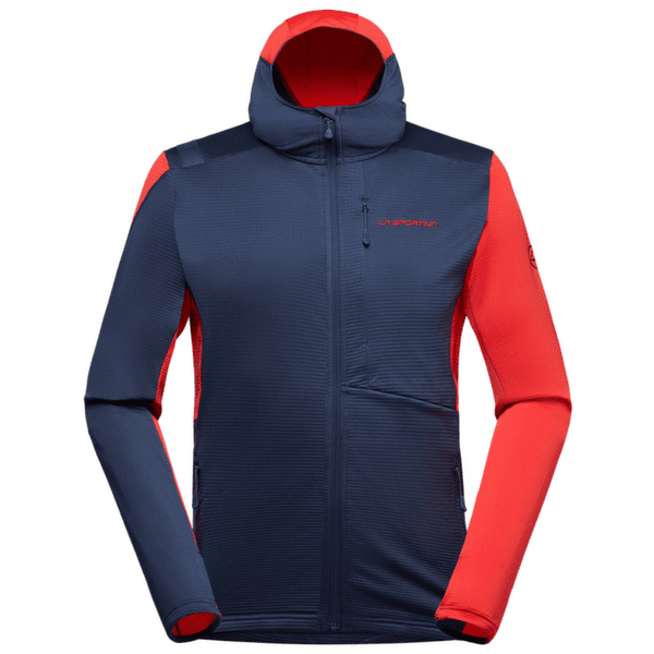 Mikina La Sportiva CHILL THERMAL HOODY Men Night Sky/Mountain Red