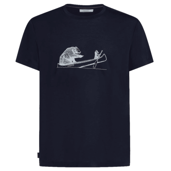 Tričko krátky rukáv Icebreaker Merino Blend Core SS Tee Canoe Companions Men Midnight Navy