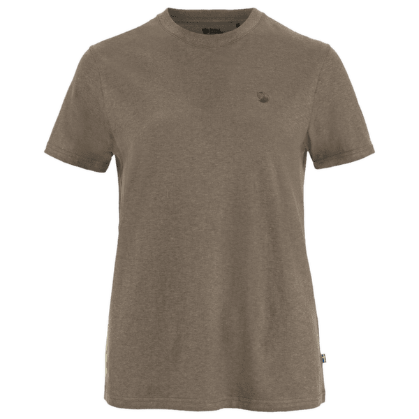 Tričko krátky rukáv Fjällräven Hemp Blend T-shirt Women Suede Brown