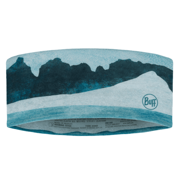 Čelenka Buff Coolnet UV Wide Headband ALER TEAL