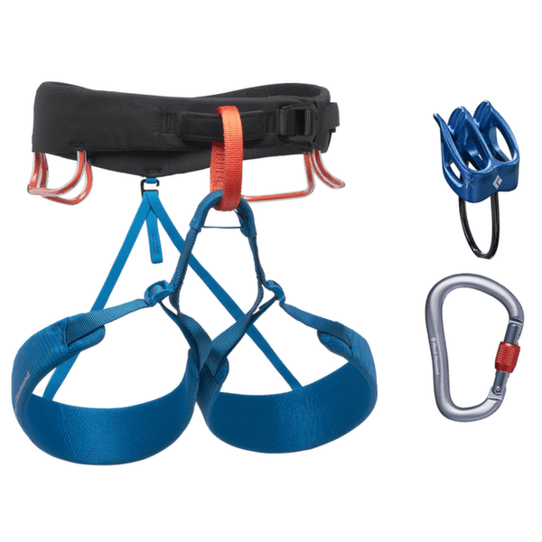 Set Black Diamond MOMENTUM HARNESS PACKAGE Kingfisher