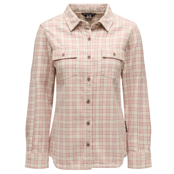 Košeľa dlhý rukáv Black Diamond Project Twill LS Shirt Women Chalk-Mineral Red