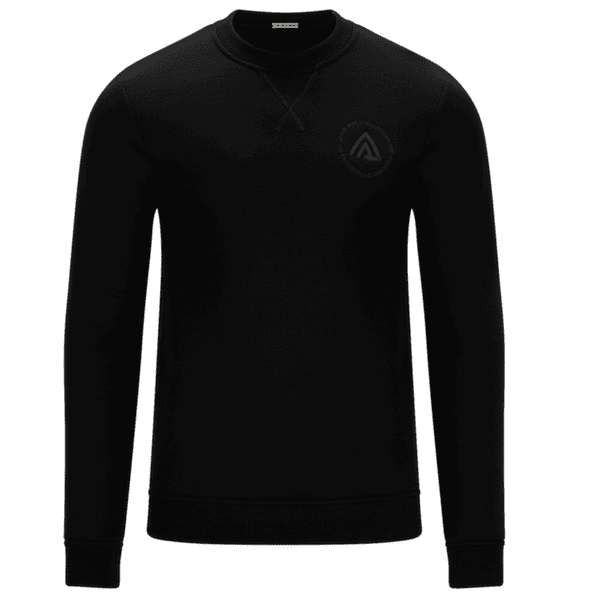 Mikina Aclima FleeceWool Crewneck Men Jet Black