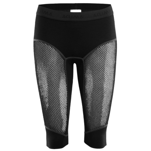 Kraťasy Aclima WoolNet Shorts Long Women Jet Black