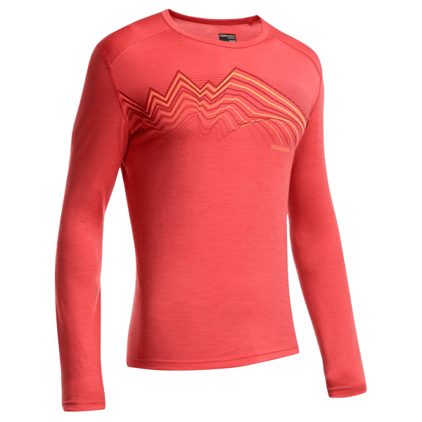 Tričko dlhý rukáv Icebreaker Oasis LS Crewe Equalizer Men Clay/Clay