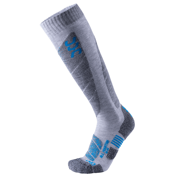 Podkolienky UYN Ski All Mountain Men Light Grey Melange/Azure