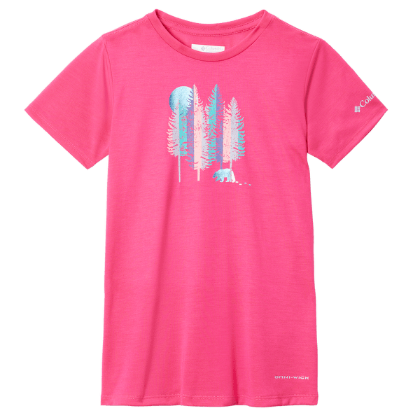 Tričko krátky rukáv Columbia Ranco Lake™ Short Sleeve Tee Girls Red 613