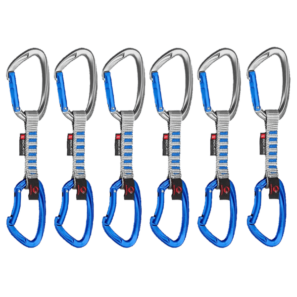 Expreska Komplet Mammut Crag Keylock Indicator 6-Pack Quickdraws silver-ultramarine