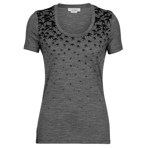 Tričko krátky rukáv Icebreaker Tech Lite II SS Scoop Tee Migration Women Gritstone HTHR